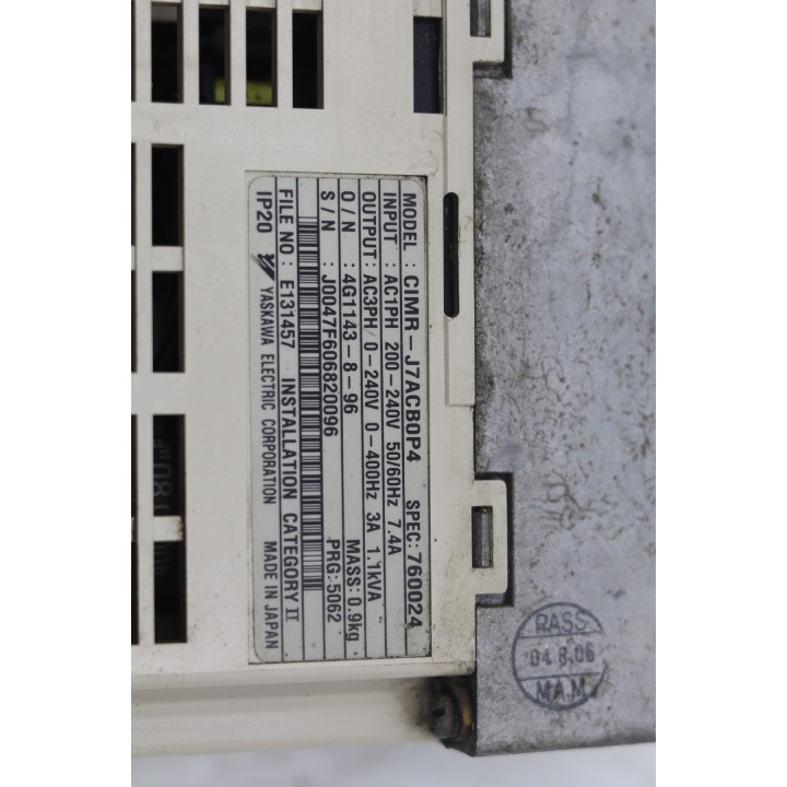 Yaskawa Electric CIMR-J7ACB0P4