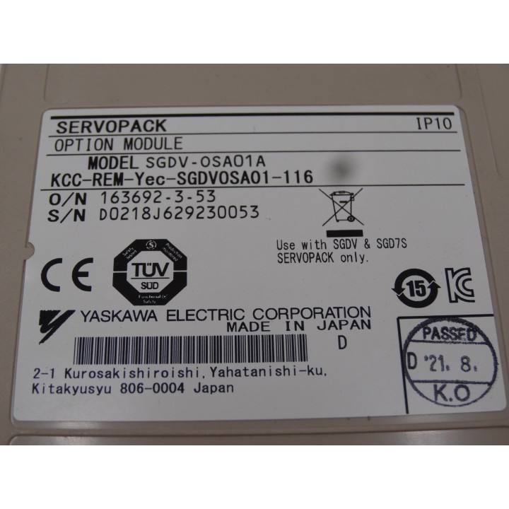 Yaskawa Electric SGD7S-1R6AA0A
