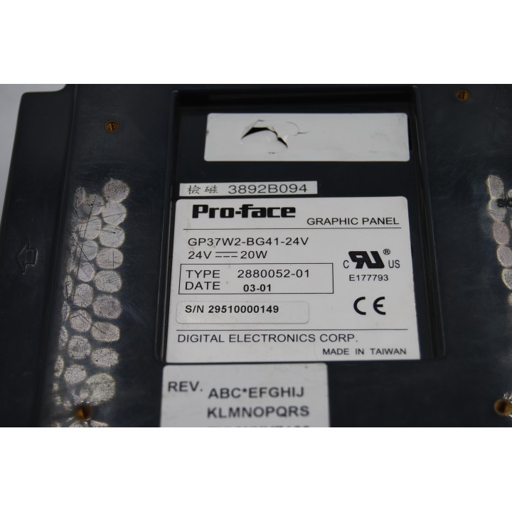 Pro-face GP37W2-BG41-24V