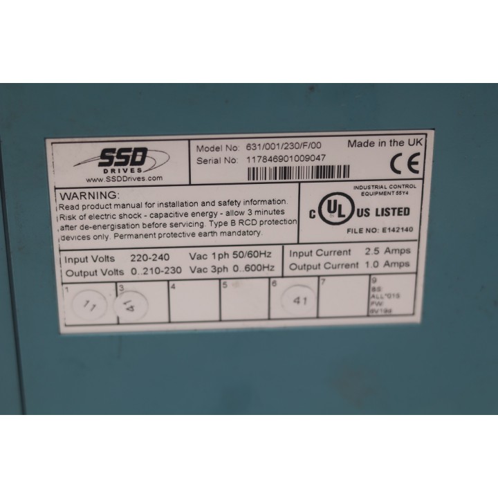 SSD DRIVERS 631/001/230/F/00