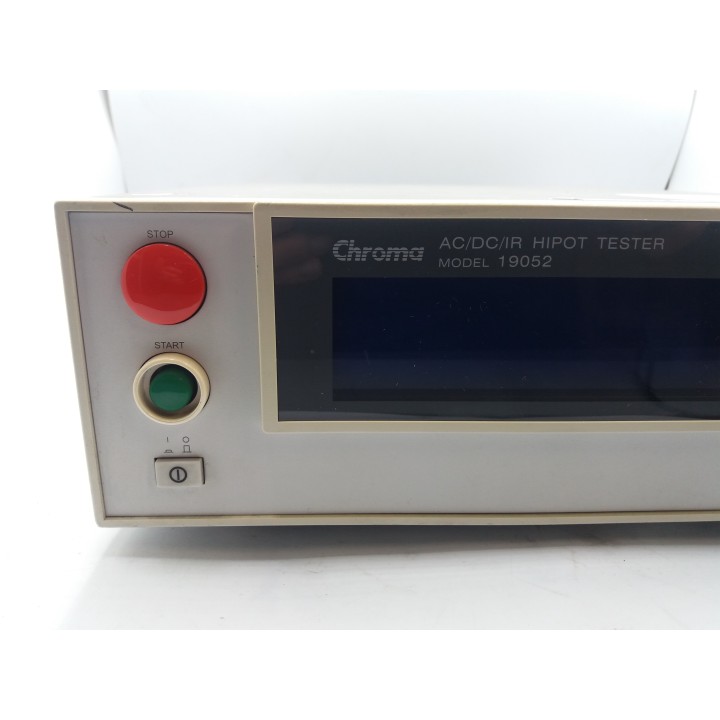 CHROMA AC/DC/IR HIPOT TESTER 19052