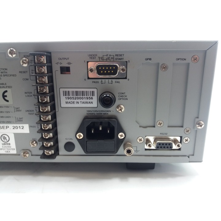 CHROMA AC/DC/IR HIPOT TESTER 19052