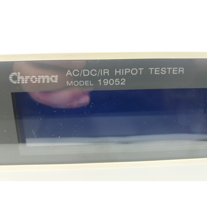 CHROMA AC/DC/IR HIPOT TESTER 19052