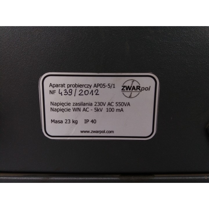 F.A.E. Zwarpol Sp. z o.o. AP05-5/1