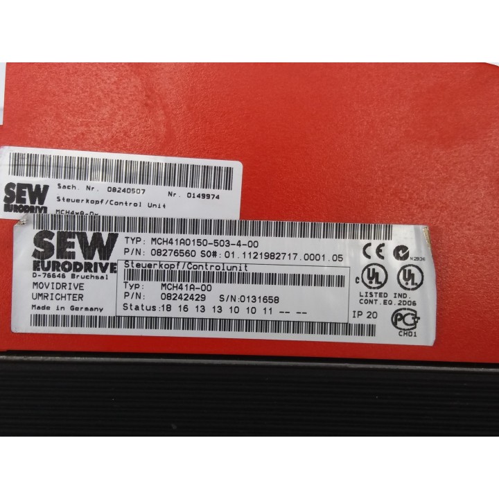 SEW EURODRIVE MCH41A0150-503-4-00 MDx60A0150-503-4-00