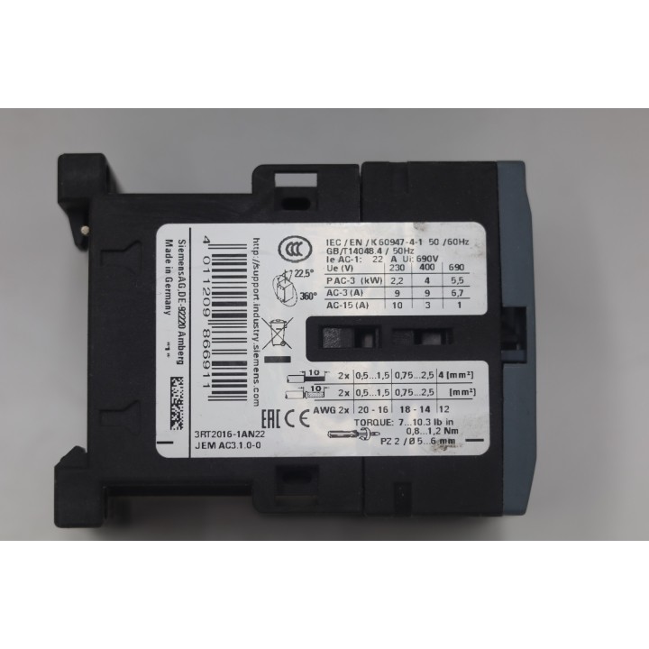 SIEMENS 3RT2016-1AN22