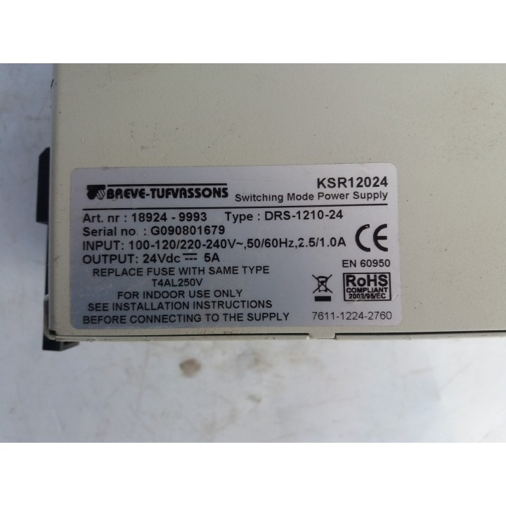 BREVE KSR12024 Type: DRS-1210-24