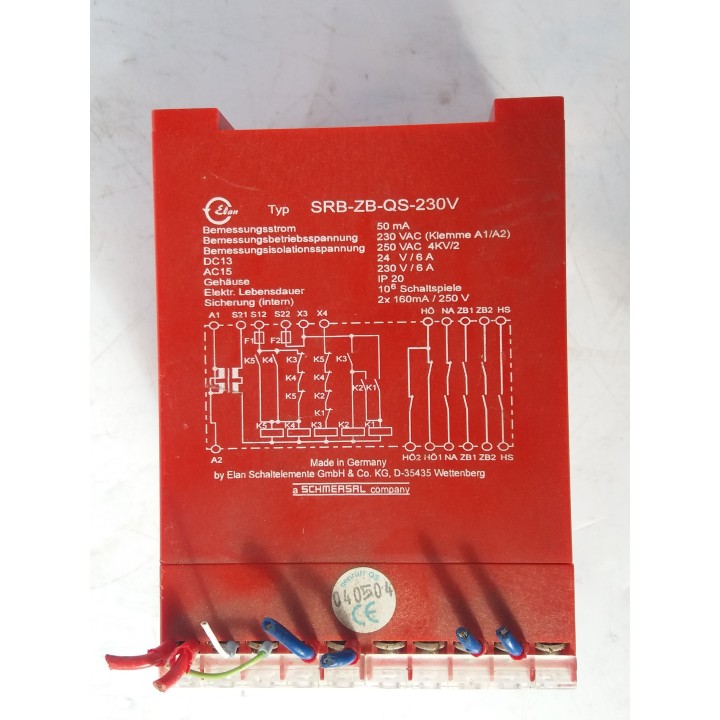 Schmersal Typ SRB-ZB-QS-230V