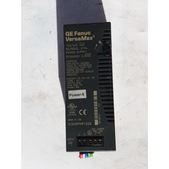 FANUC Seria VersaMax IC200PWR102B