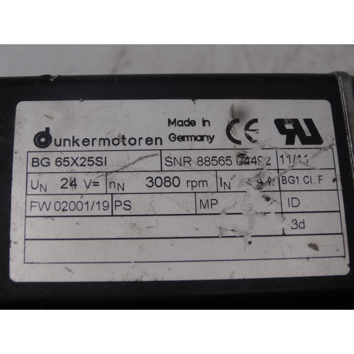 DUNKERMOTOREN BG65X25SI + PLG52