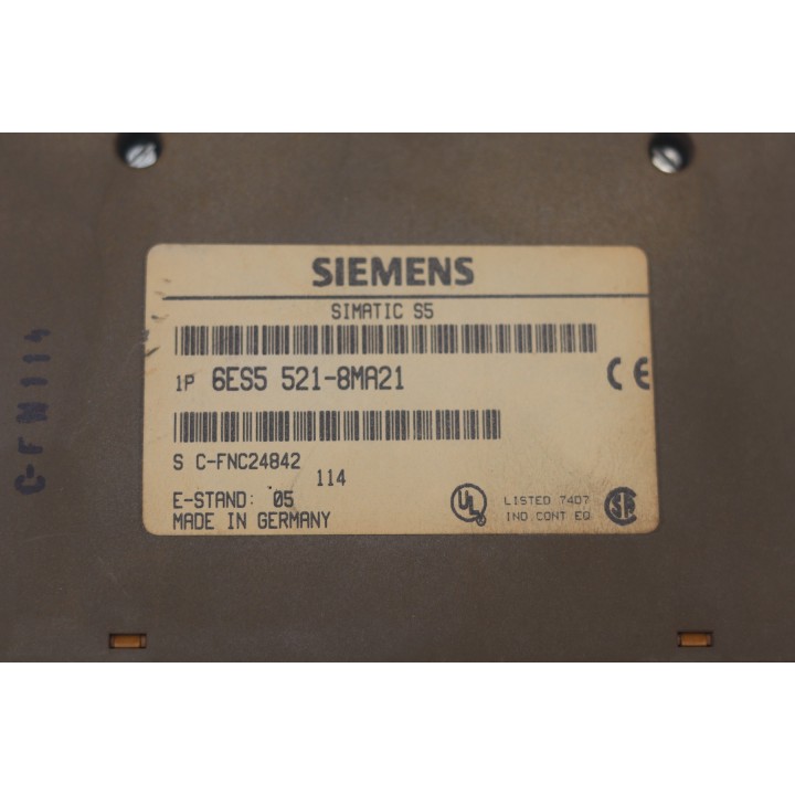 SIEMENS SIMATIC 6ES5 521-8MA21