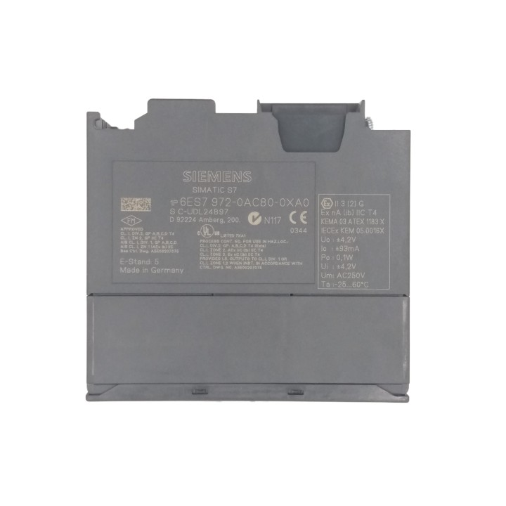 SIEMENS 6ES7 972-0AC80-0XA0