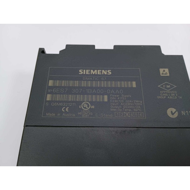 SIEMENS 6ES7307-1BA00-0AA0