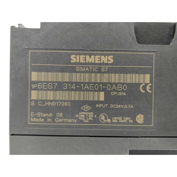 SIEMENS 6ES7314-1AE01-0AB0