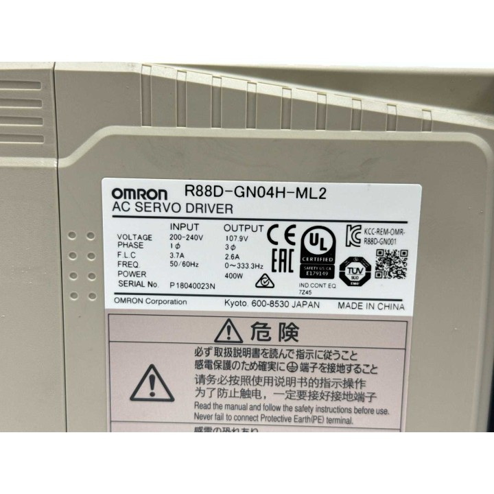 OMRON Corporation R88D-GN04H-ML2