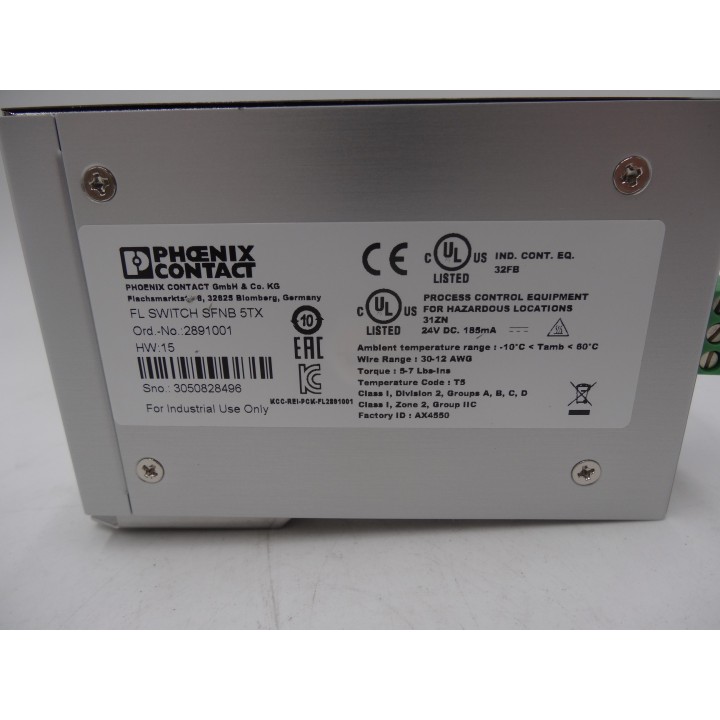 PHOENIX CONTACT FL SWITCH SFNB 5TX