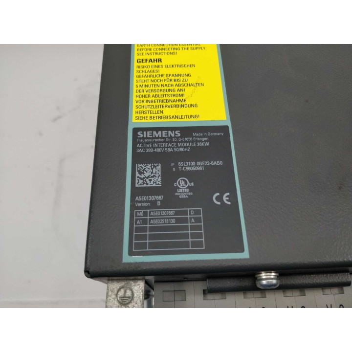 SIEMENS 6SL3100-0BE23-6AB0