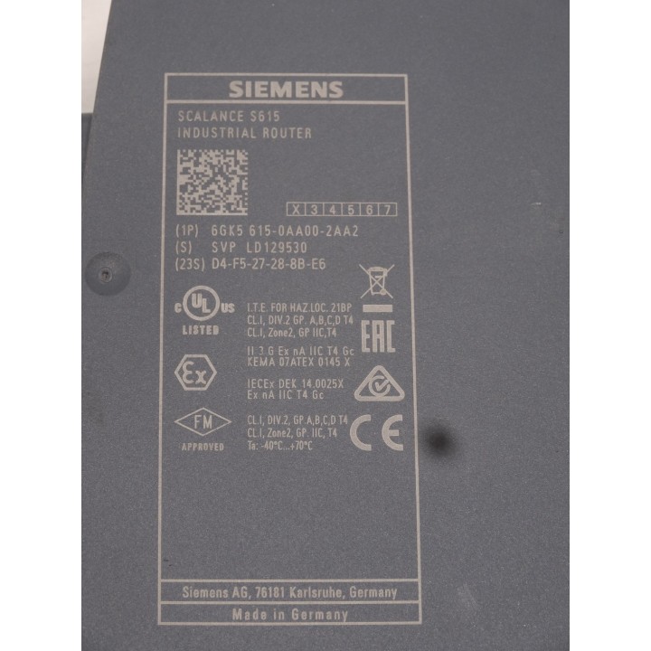 SIEMENS 6GK5615-0AA00-2AA2