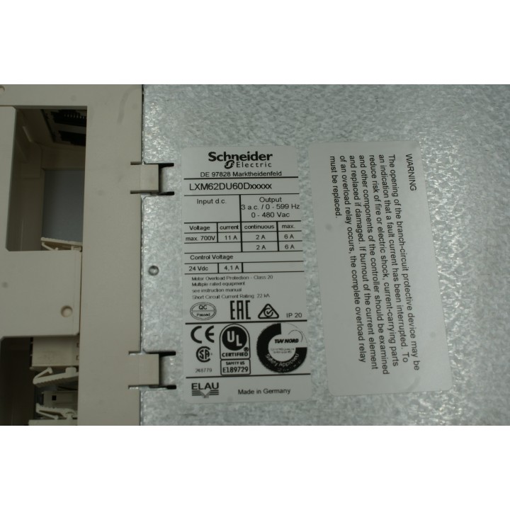 SCHNEIDER ELECTRIC LXM62DU60D21000