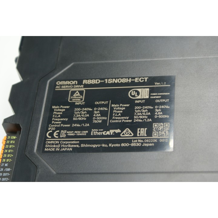 OMRON R88D-1SN08H-ECT