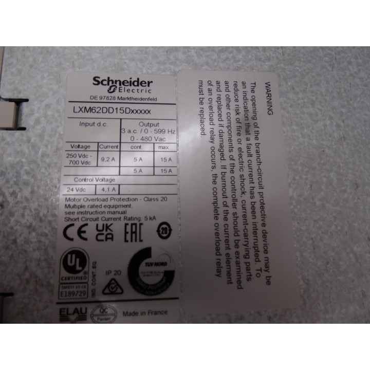 SCHNEIDER ELECTRIC LXM62DD15D21000