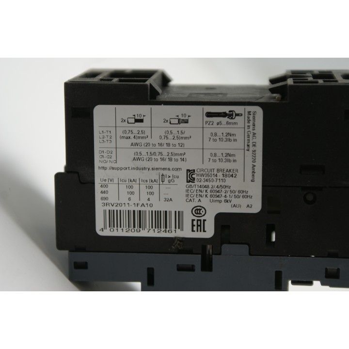 SIEMENS 3RV2011-1FA10