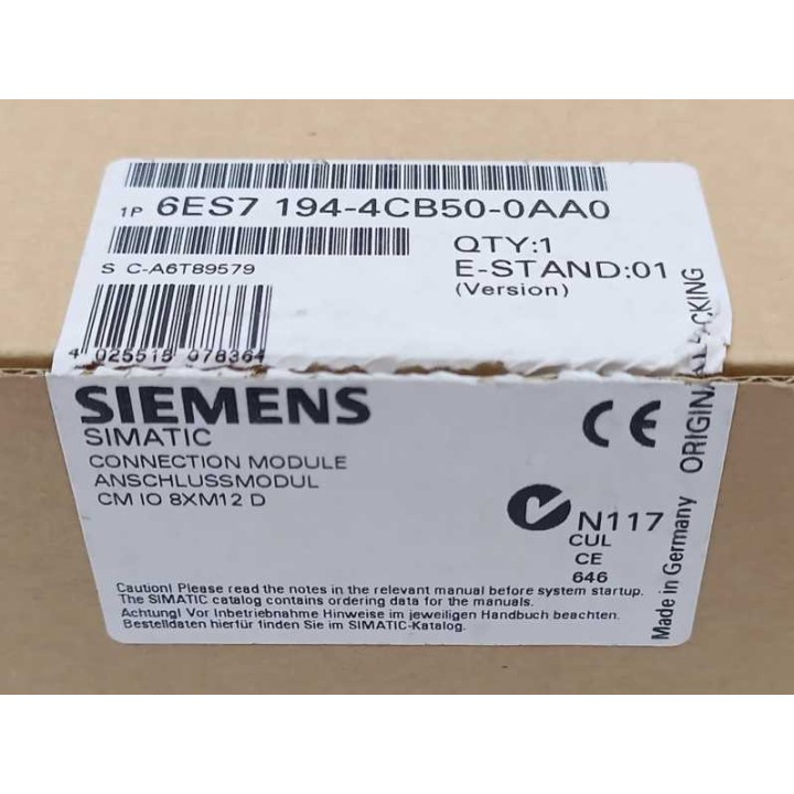 SIEMENS 6ES7194-4CB50-0AA0