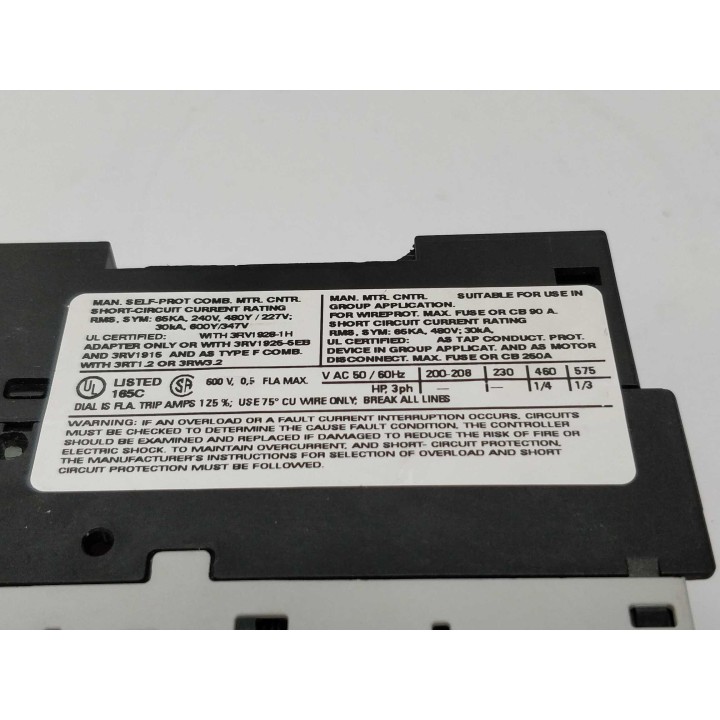 SIEMENS 3RV1021-1FA10