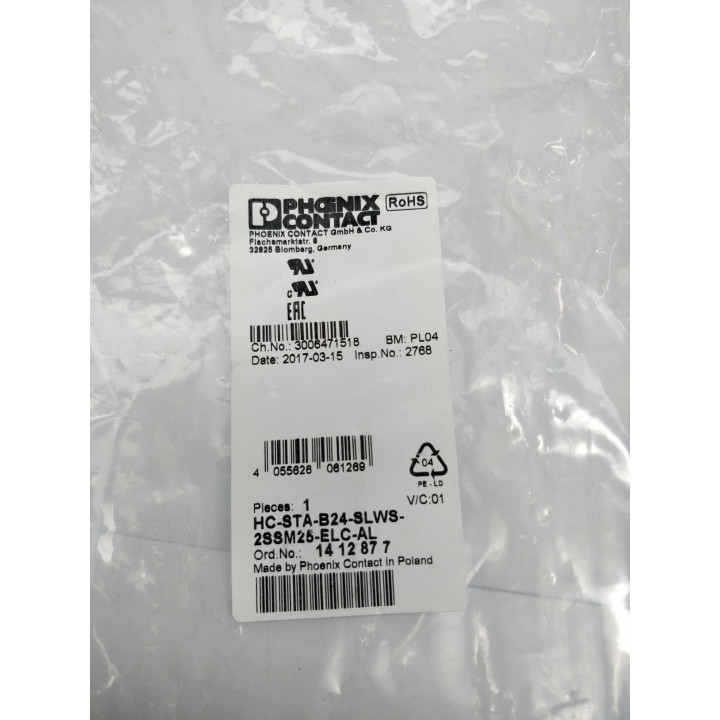 Phoenix Contact HC-STA-B24-SLWS-2SSM25-ELC-AL