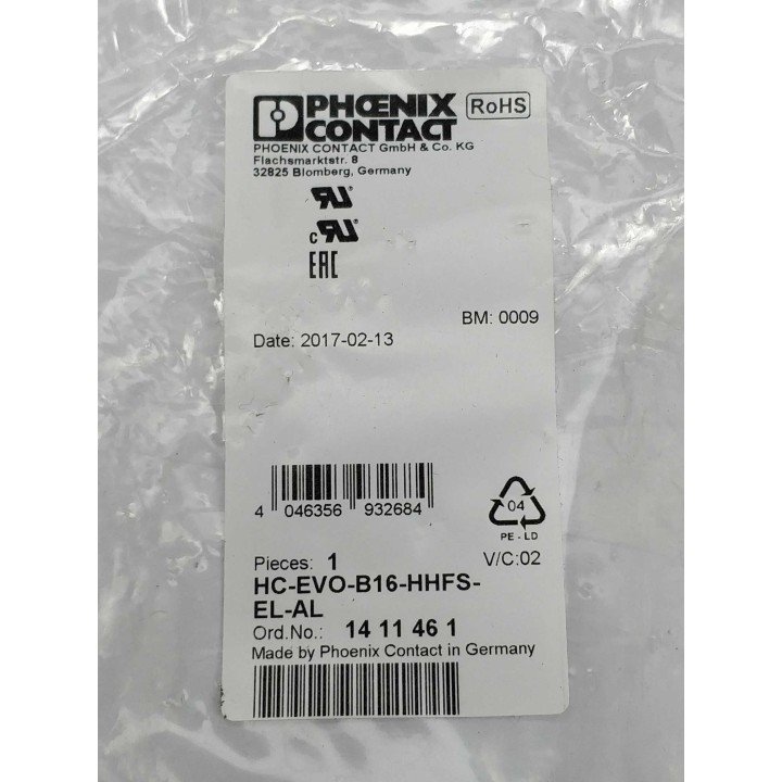 Phoenix Contact GmbH & Co. KG HC-EVO-B16-HHFS-EL-AL