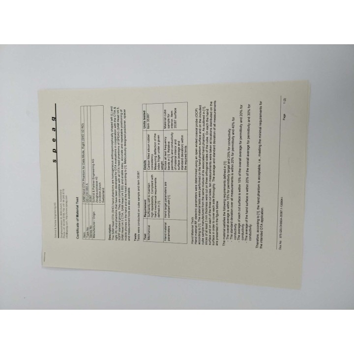 Schmid & Partner Engineering AG SHO V2RD & SHO V2LD