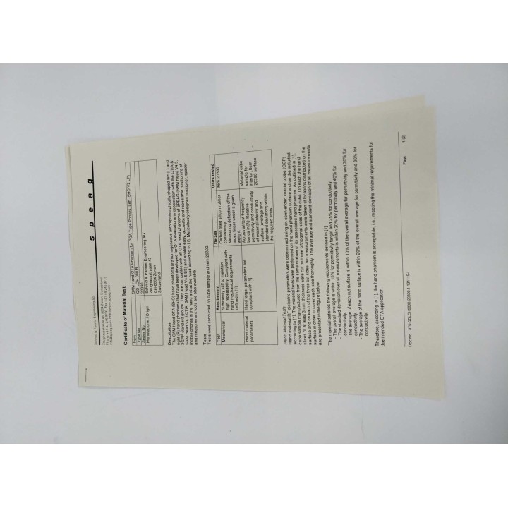 Schmid & Partner Engineering AG SHO V2LB & SHO V2LP