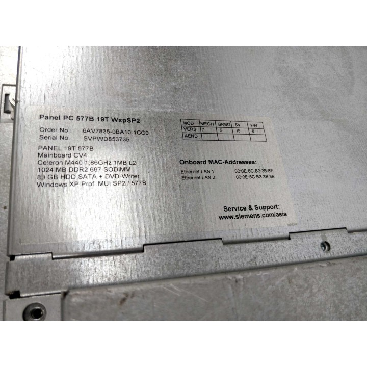 SIEMENS 6AV7835-0BA10-1CC0