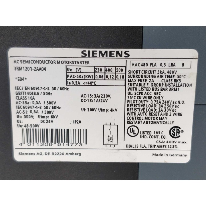 Siemens AG 3RM1201-2AA04