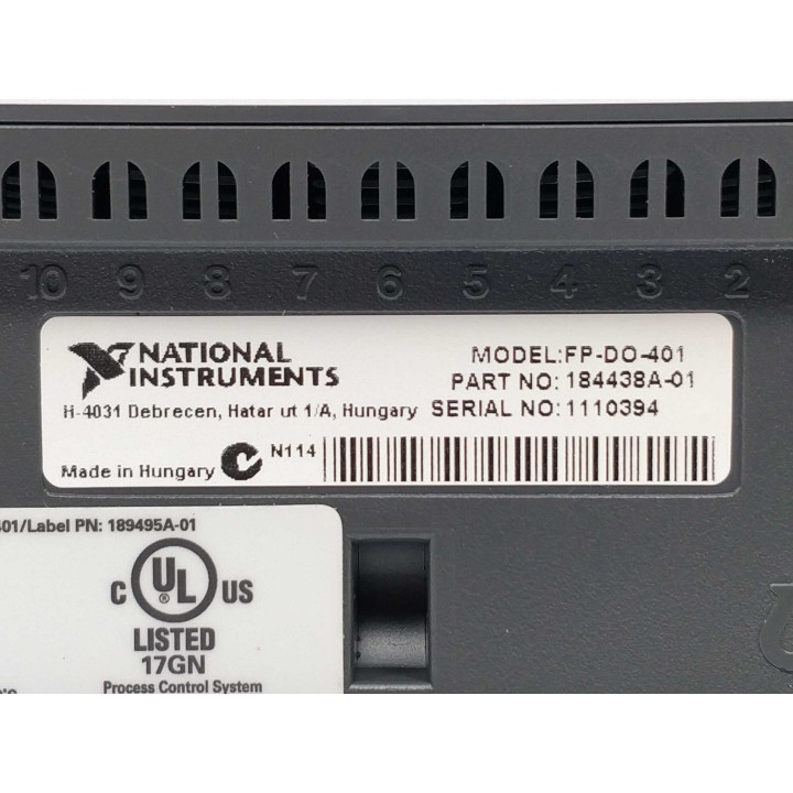 NATIONAL INSTRUMENTS 184438A-01