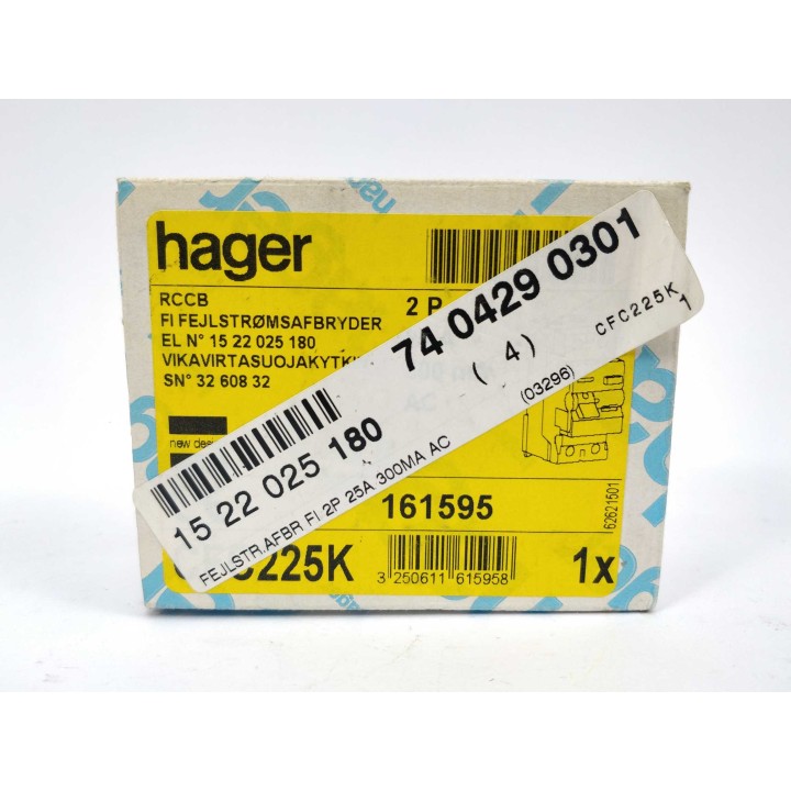 Hager CFC225K
