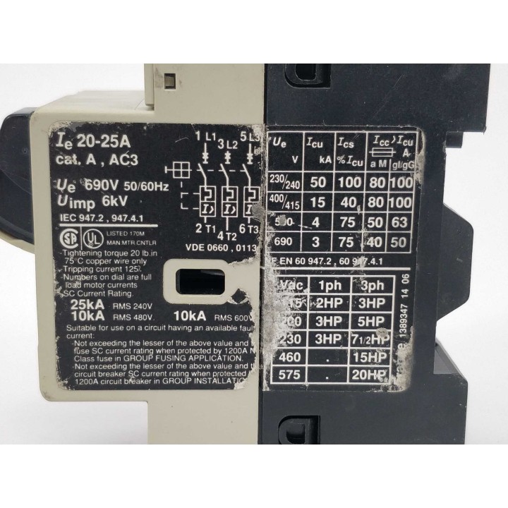 Telemecanique GV2-M22