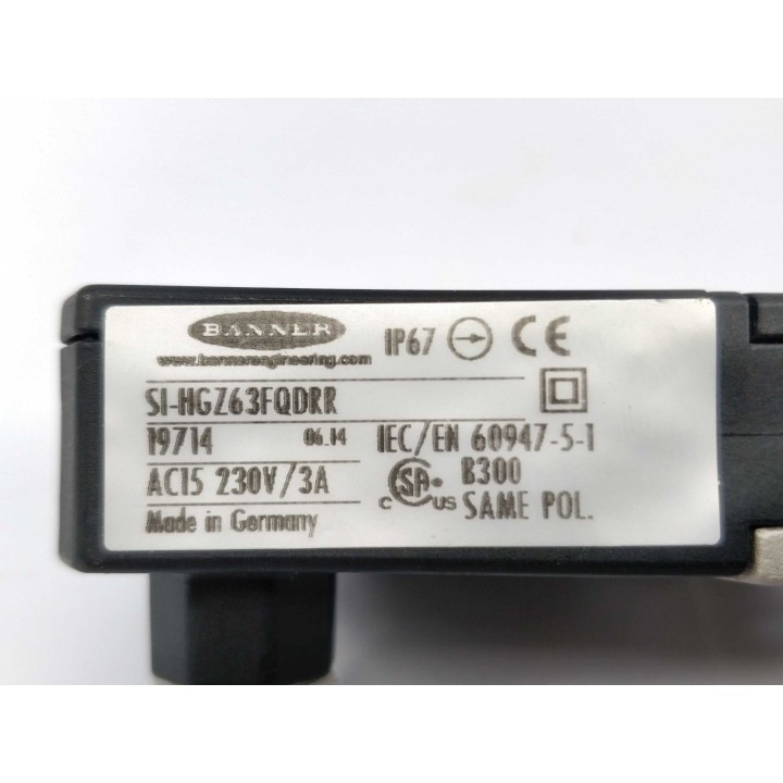 Banner Engineering Corp. SI-HGZ63FQDRR