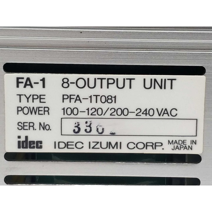 IDEC IZUMI Corp. PFA-1T081