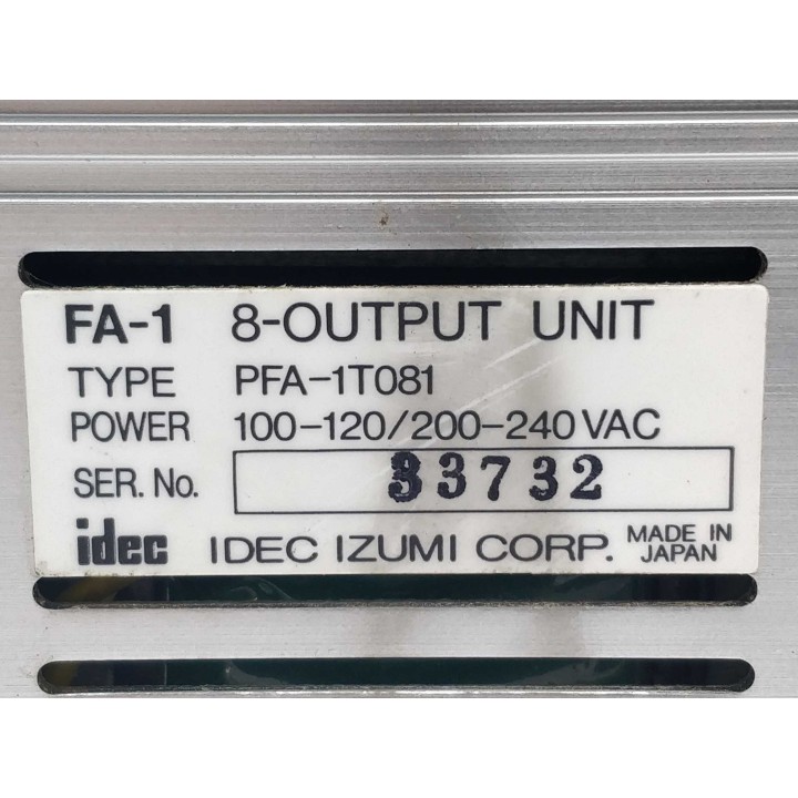 IDEC IZUMI Corp. PFA-1T081