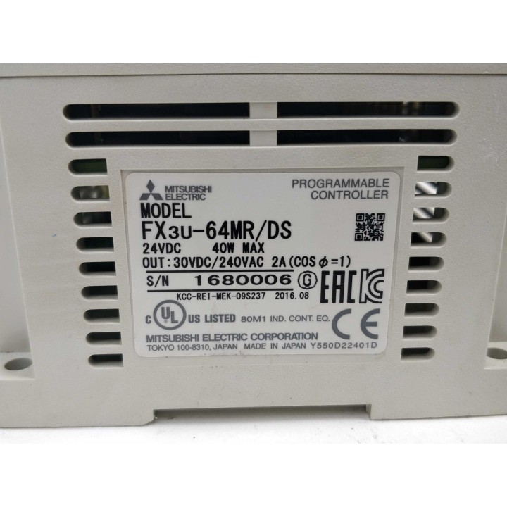 Mitsubishi Electric FX3U-64MR/DS