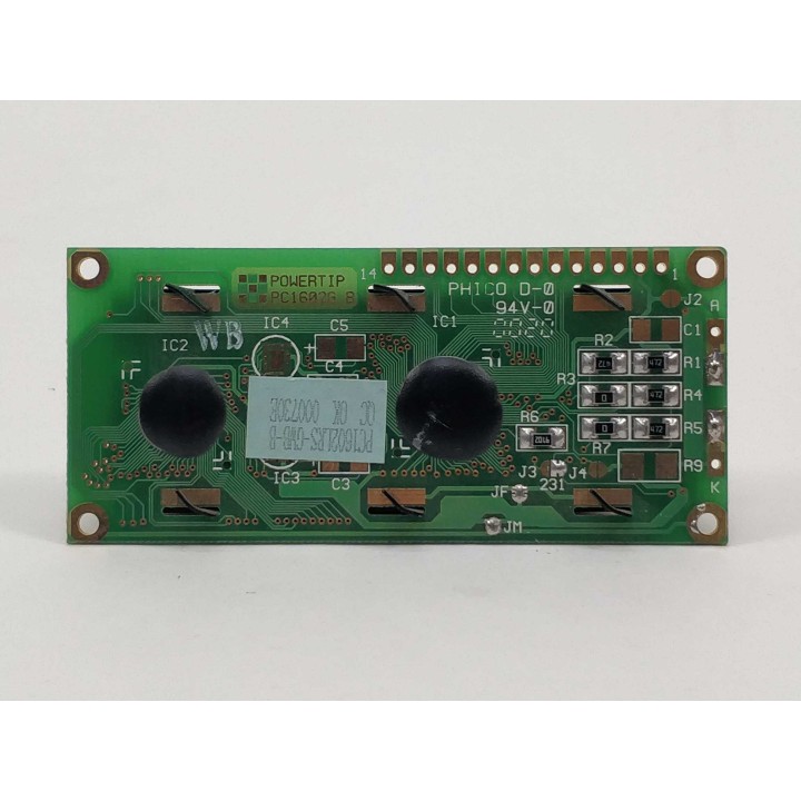 POWERTIP PC1602LRS-GWB-B