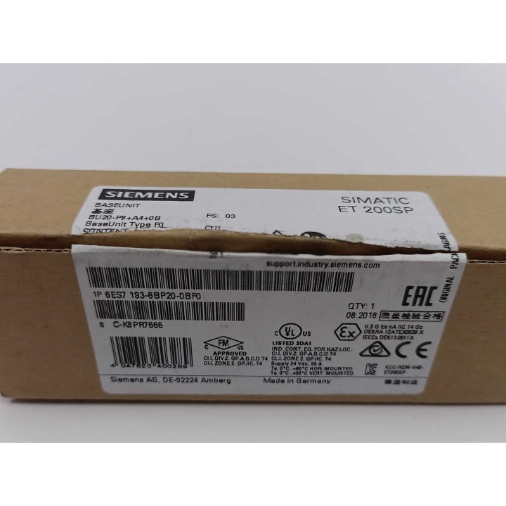 SIEMENS 6ES7193-6BP20-0BF0