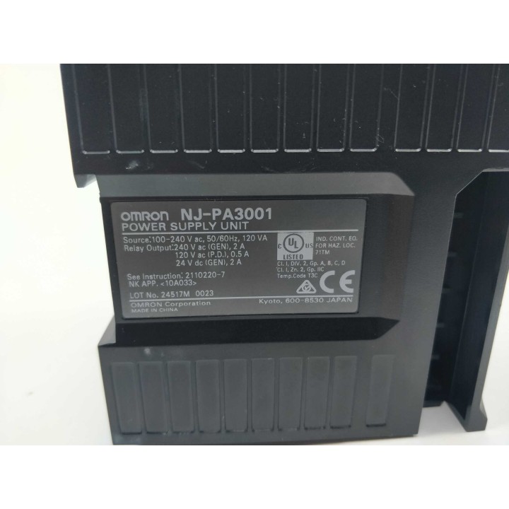 OMRON Corporation NJ-PA3001