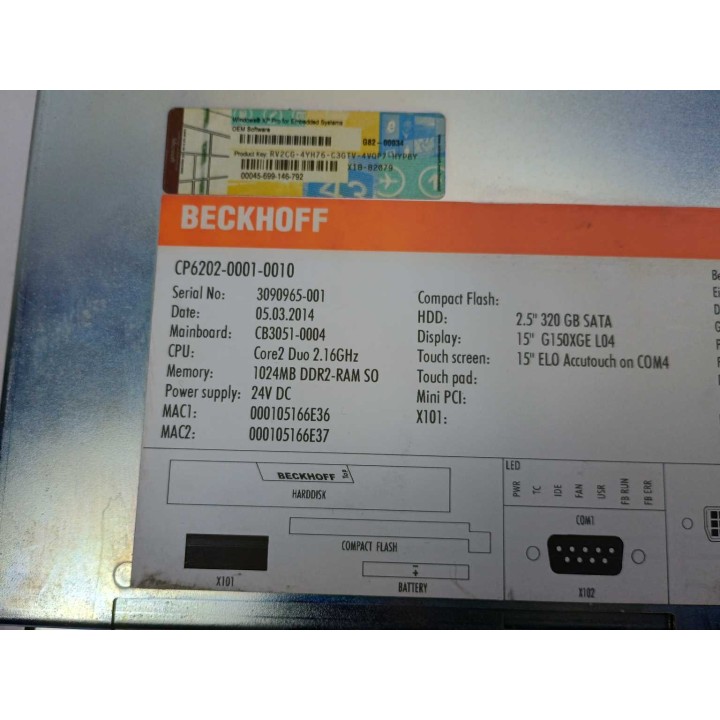 Beckhoff CP6202-0001-0010