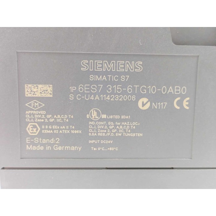 SIEMENS 6ES7315-6TG10-0AB0