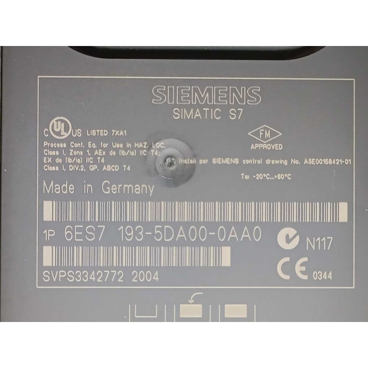 SIEMENS 6ES7193-5DA00-0AA0