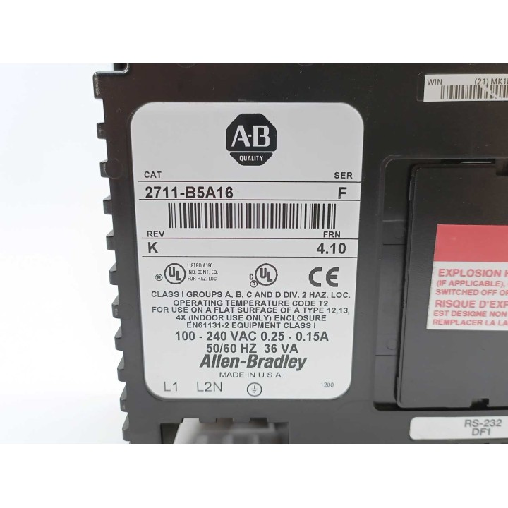 Allen-Bradley 2711-B5A16