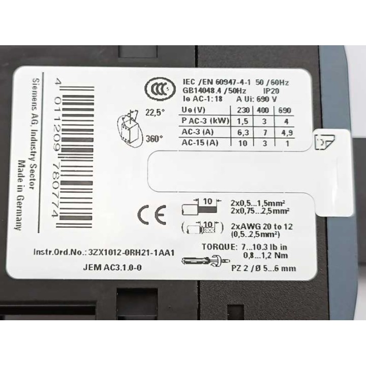 Siemens AG 3RA2110-1DA15-1BB4