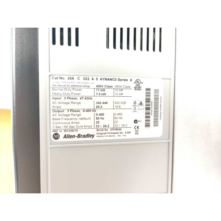 Allen-Bradley 20AC022A0AYNANC0